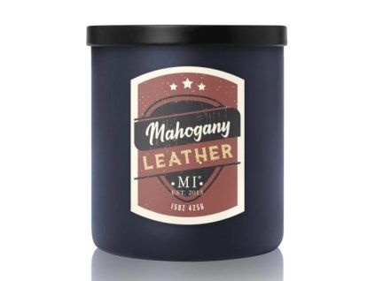 Vonná svíčka Mahogany & Leather