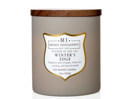 Vonná svíčka Winter's Edge - s dřevěným knotem
