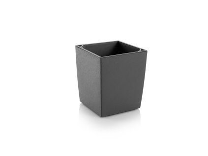 Květináč ELIOT STONE 25x25x25 s vložkou kamenná šedá