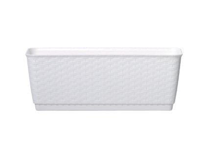 Truhlík s miskou RATOLLA P 59 cm - barva: bílá