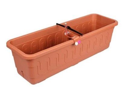 17251 6 fantazie smart samozavlazovaci truhlik barva hneda sirka 40 cm