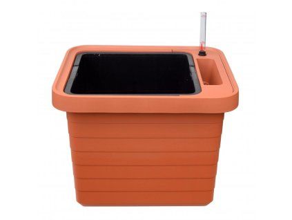 Samozavlažovací truhlík PLASTIA BERBERIS UNO 45x39x35 terakota