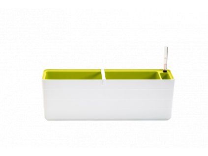 Samozavlažovací truhlík BERBERIS 60 cm bílá + zelená