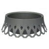 zardina roseta 40cm stribrna