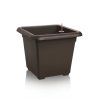 Květináč samozavlažovací QUATTRO AQUA PRO 40×40 hnědá