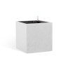 Květináč CUBICO STONE 33x33x33 samozavlažovací bílá