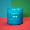 Vonná svíčka Aqua Juniper - přírodní se sójovým voskem