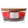 Oválná svíčka Winter Red Berries - 453g