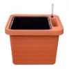 Samozavlažovací truhlík PLASTIA BERBERIS UNO 45x39x35 terakota
